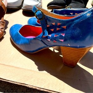 Vintage blue shoes